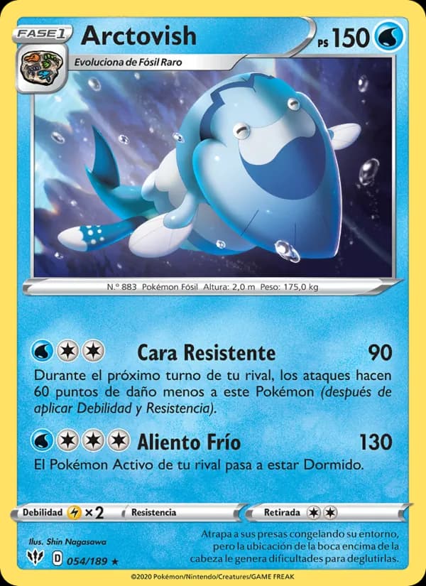 Arctovish card in Spanish