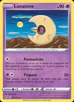 Lunatone card in Spanish