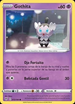 Gothita card in Spanish