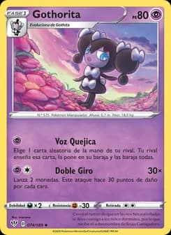 Gothorita card in Spanish