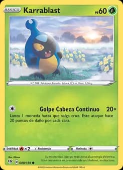 Karrablast card in Spanish