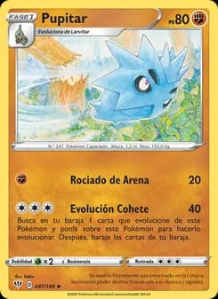 Pupitar card in Spanish