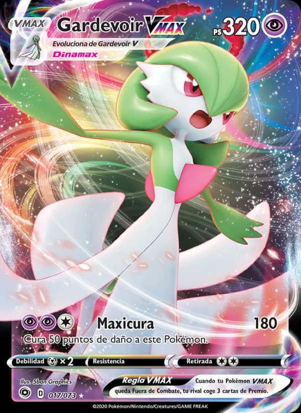 Gardevoir VMAX card in Spanish
