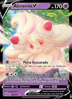 Alcremie V card in Spanish