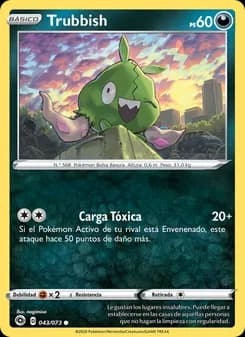 Trubbish card in Spanish