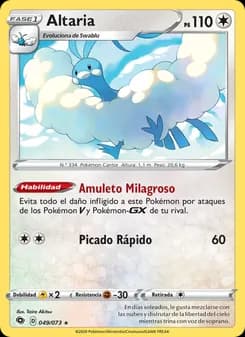 Altaria card in Spanish