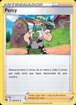 Percy card in Spanish