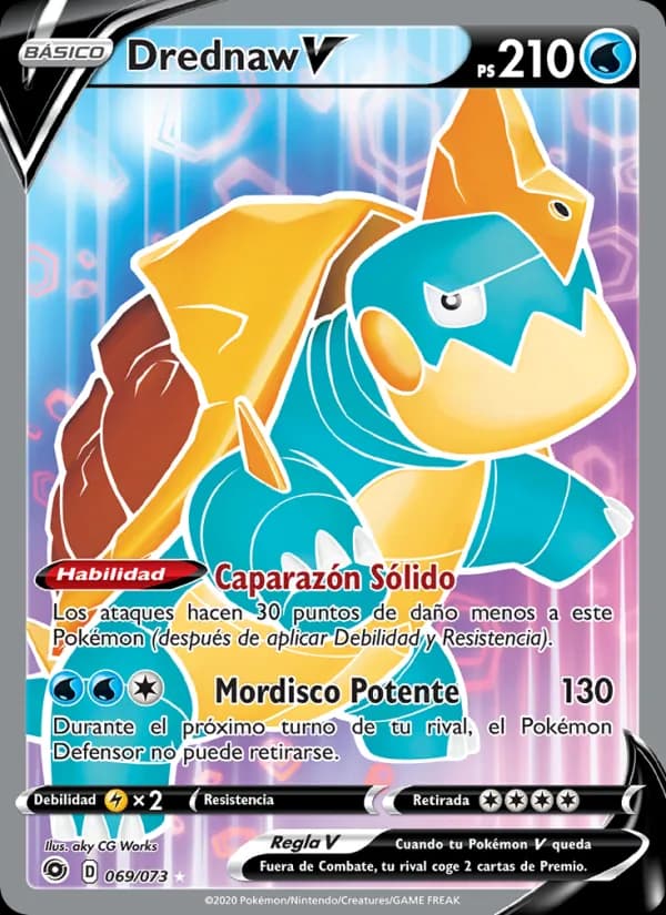 Drednaw V card in Spanish