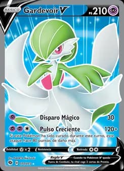 Gardevoir V card in Spanish