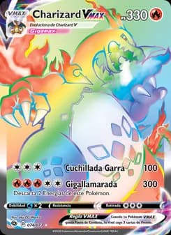 Charizard VMAX card in Spanish