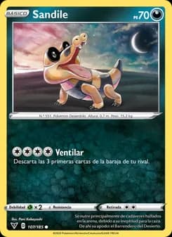 Sandile card in Spanish