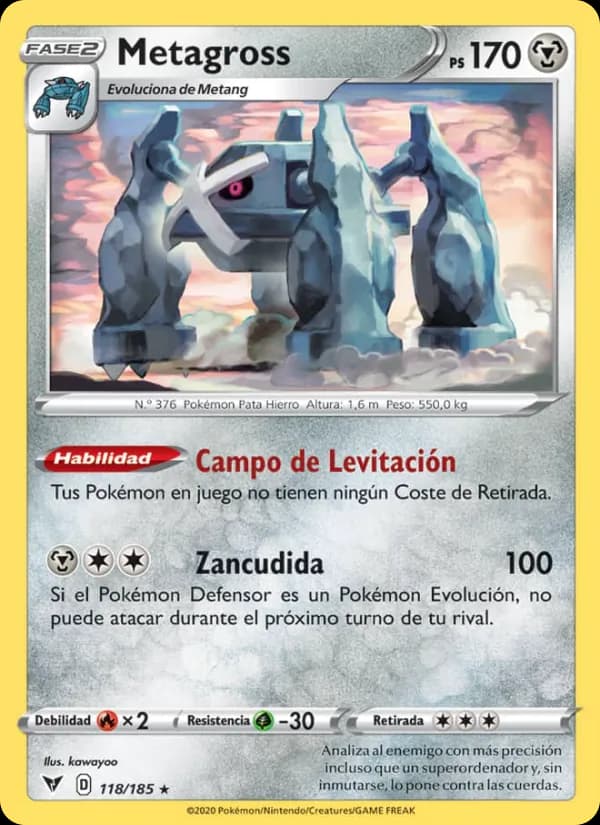 Metagross card in Spanish