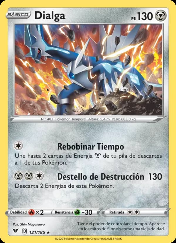 Dialga card in Spanish