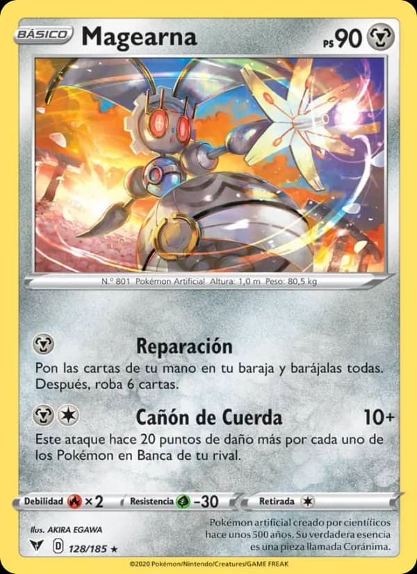 Magearna card in Spanish