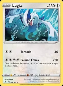 Lugia card in Spanish