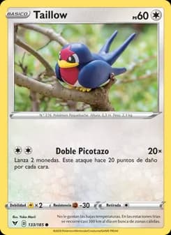 Taillow card in Spanish