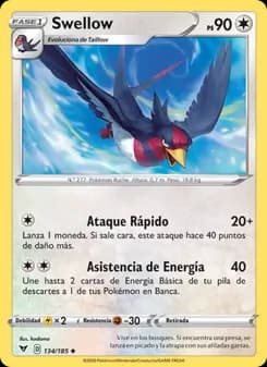 Swellow card in Spanish