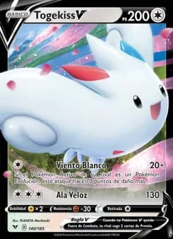 Togekiss V card in Spanish