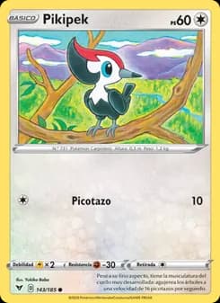Pikipek card in Spanish