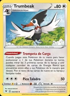 Trumbeak card in Spanish