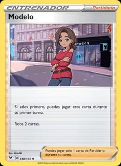 Modelo card in Spanish