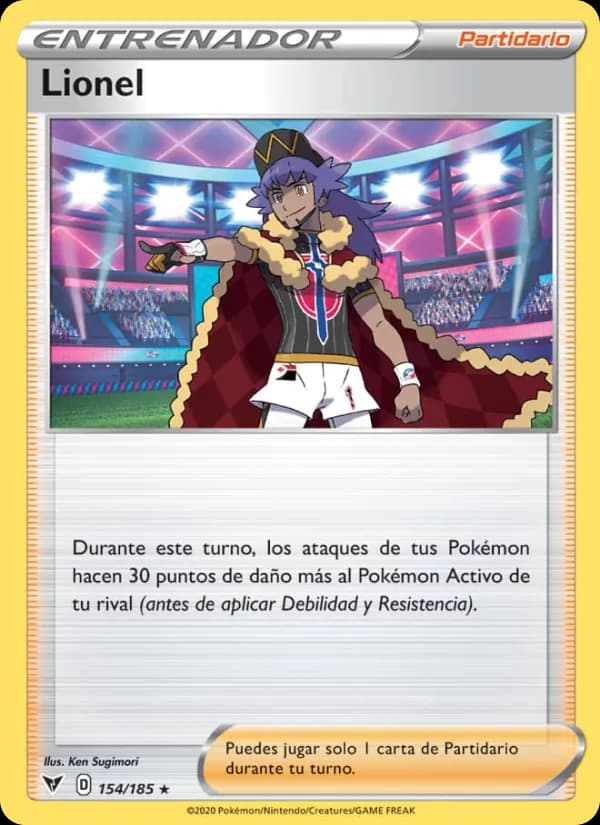 Lionel card in Spanish