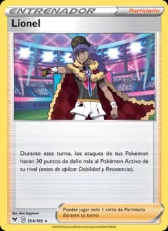 Lionel card in Spanish