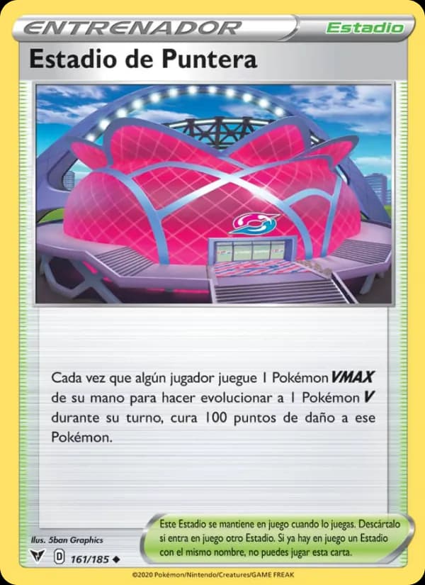 Estadio de Puntera card in Spanish