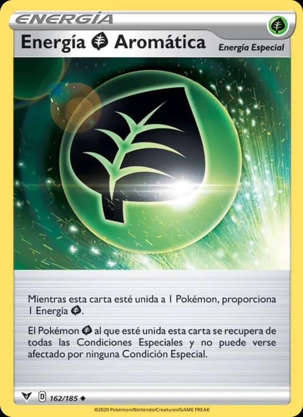 Energía Grass Aromática card in Spanish