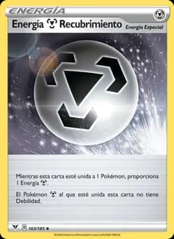 Energía Metal Recubrimiento card in Spanish