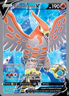 Talonflame V card in Spanish