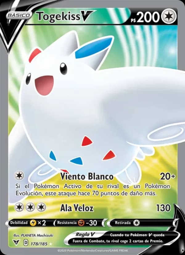 Togekiss V card in Spanish