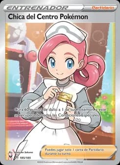 Chica del Centro Pokémon card in Spanish