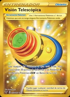 Visión Telescópica card in Spanish