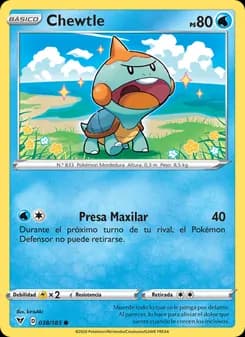 Chewtle card in Spanish