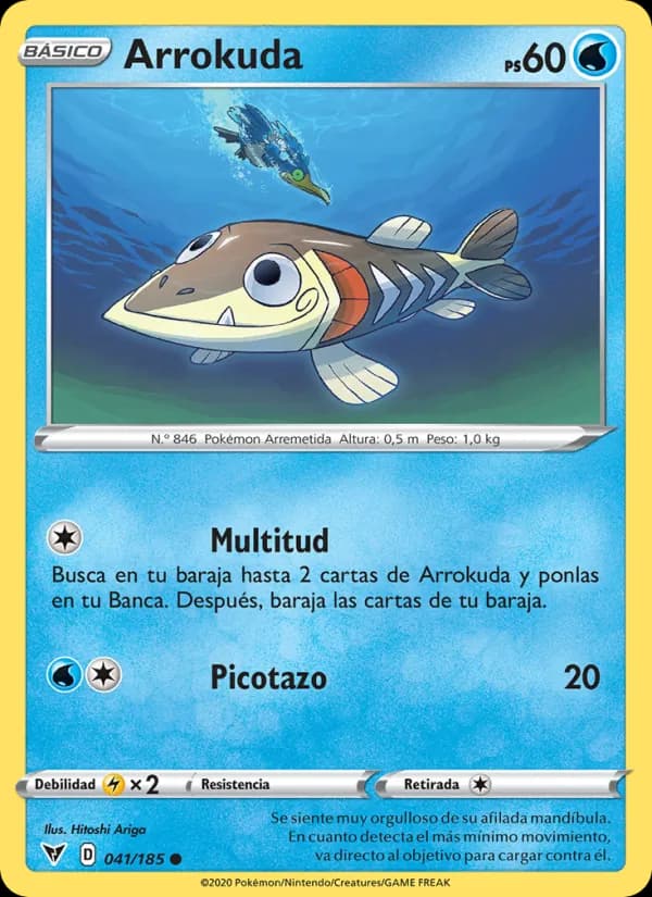 Arrokuda card in Spanish