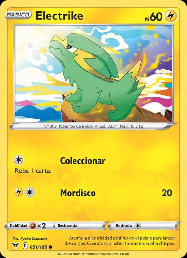 Electrike card in Spanish