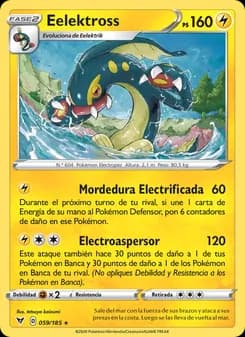 Eelektross card in Spanish