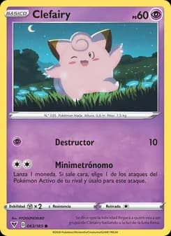 Clefairy card in Spanish