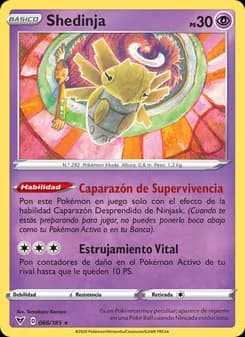 Shedinja card in Spanish