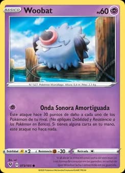 Woobat card in Spanish