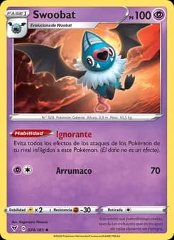 Swoobat card in Spanish
