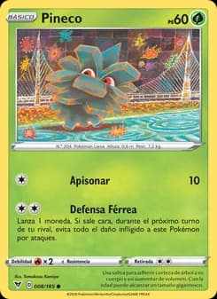 Pineco card in Spanish