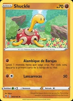 Shuckle card in Spanish