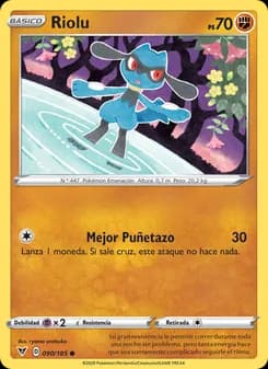 Riolu card in Spanish