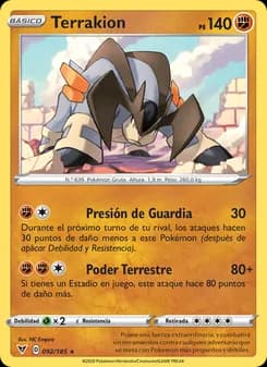 Terrakion card in Spanish