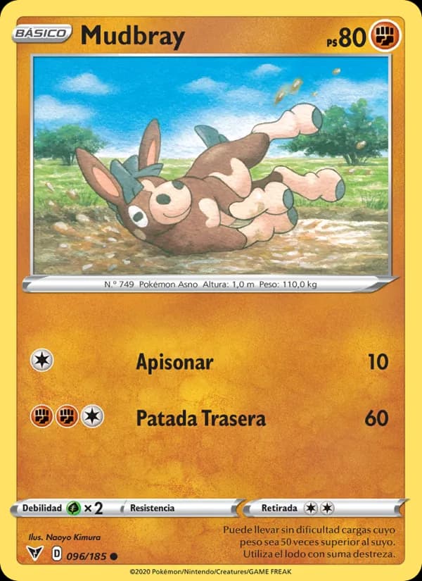 Mudbray card in Spanish