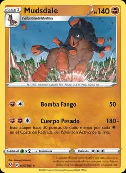 Mudsdale card in Spanish
