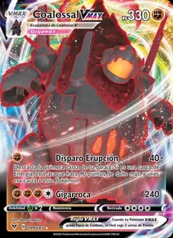 Coalossal VMAX card in Spanish