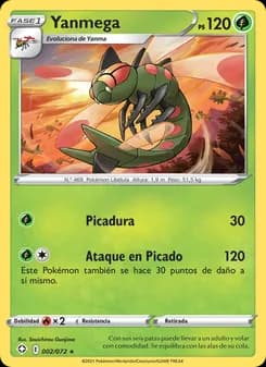 Yanmega card in Spanish